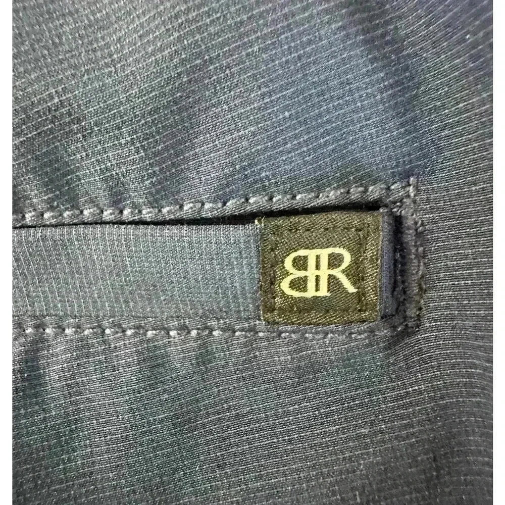NWT Men's Banana Republic Lightweight Navy Blue Flat Front Shorts Size 40